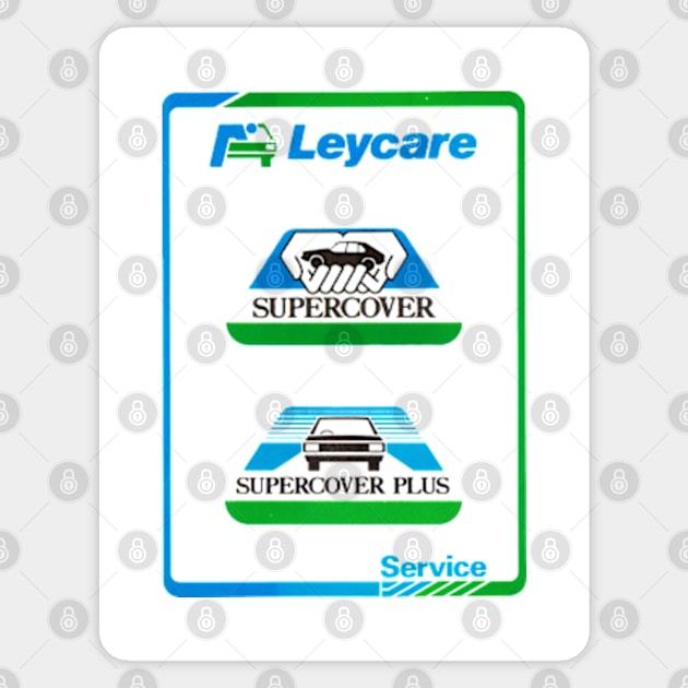 BRITISH LEYLAND LEYCARE - advert Sticker by Throwback Motors